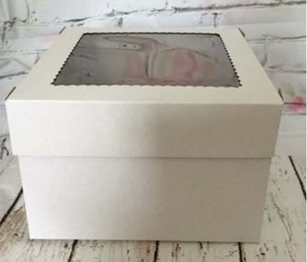Cake Bow with Window - 30 x 30 x 15 cm